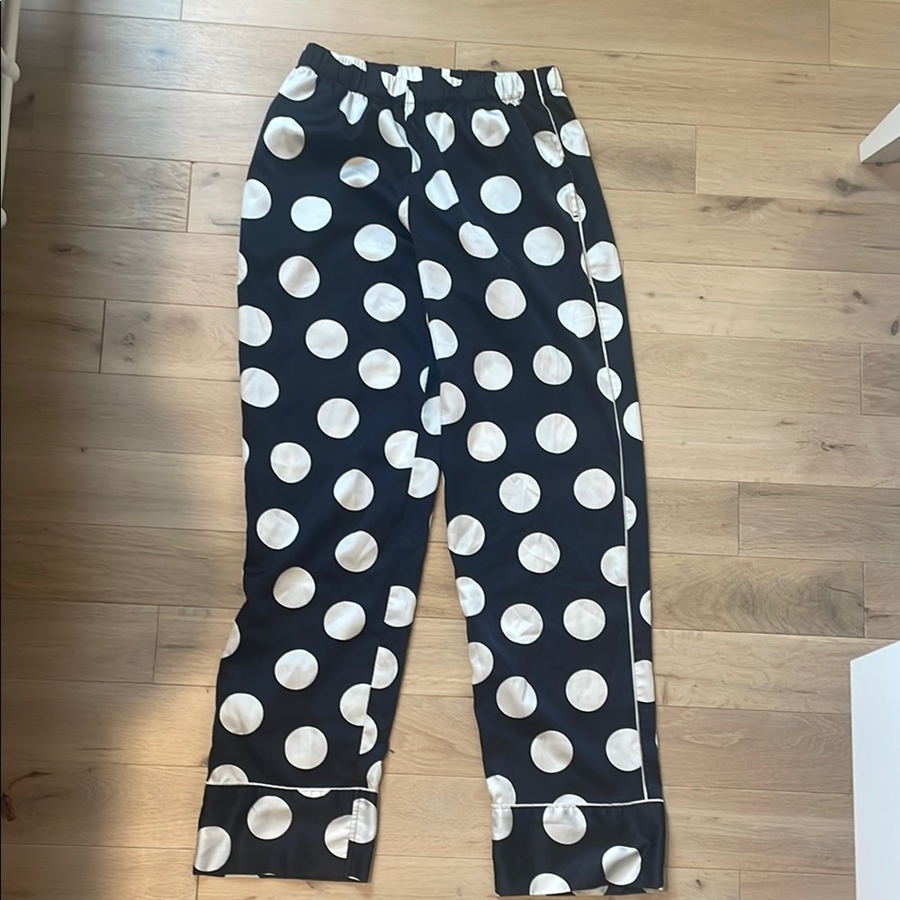 Victoria’s Secret silk pj pants pockadot
